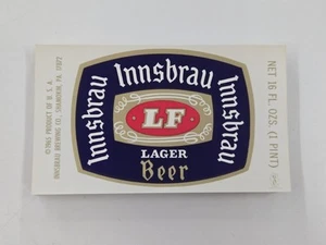 Vintage Lot Of 100 Innsbrau Lager Unused Beer Bottle Labels. Shamokin, PA  - Picture 1 of 4