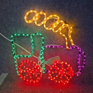 Vintage Light Up Christmas Train Blink Or Steady Lights  - Picture 1 of 11