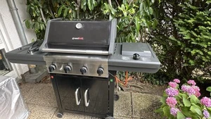 Gasgrill Grillwagen BBQ, 14,5 kW Edelstahl-4fach Brenner - Bild 1 von 7