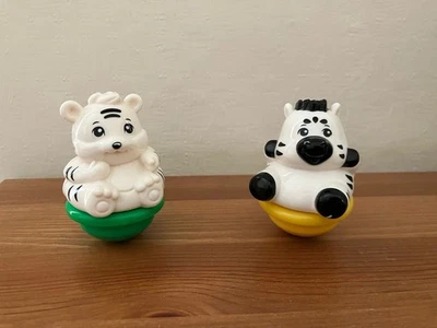 2 VTech Zoomizoos Animals Weebles. Zebra - Image 1 of 2