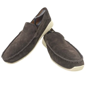 Olukai Ka'a Loafer Brown Suede Leather Hot Grip Rubber Sole Mens US 10 EUR 43 - Picture 1 of 9