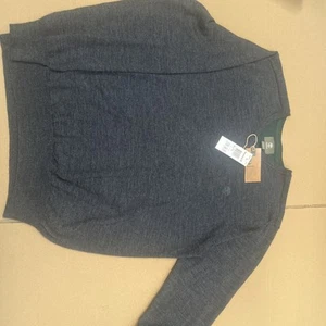 Timberland Men’s 100% Wool V Neck Jumper Sweater Pullover Grey 25 Ptp Xxl 2xl - Picture 1 of 15