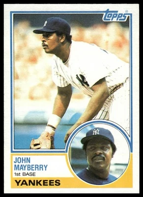 1983 Topps #45 John Mayberry - Image 1 of 2