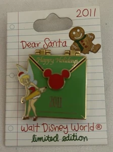 2011 Walt Disney World limited edition Christmas Tinkerbelle Pin - Picture 1 of 2