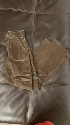 Petite XS Shein Brown Cargo Pants - Image 1 of 4