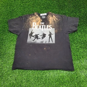 The-Beatles Shirt Womens XL 23x26 Black - Picture 1 of 12