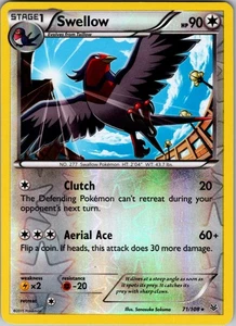 Holograma inverso Swellow 71/108 raro XY - Roaring Skies MP - Imagen 1 de 2
