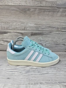 Scarpe sneakers Adidas Originals Campus anni 80 uomo taglia 6 turchese bianco ID7318 - Foto 1 di 13