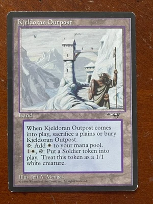 MTG Magic the Gathering Kjeldoran Outpost  Alliances MP - Image 1 of 2