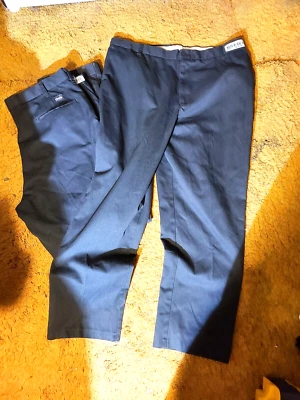 (3)  Cintas  Comfort Flex  38x29 Gray  Uniform Work Pants 3 Pairs - Image 1 of 4