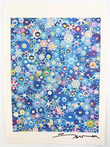 TAKASHI MURAKAMI Original Vintage Art Print Lithograph Signed Limited with COA - Picture 1 of 3