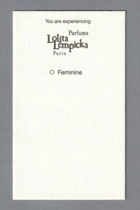 Carte publicitaire - advertising card - Lolita Lempicka - Imagen 1 de 1