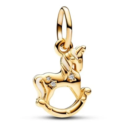 Schaukel-Einhorn PANDORA SHINE Charm-Anhänger  762978C01 - Bild 1 von 4
