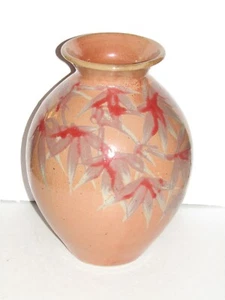 DON WILLIAMS "DMW" SIGNED RAKU POTTERY VASE 2009 (12" tall) MADE U.S.A. - Picture 1 of 4