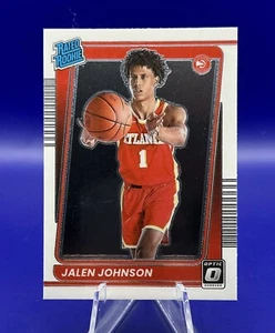 2021-22 Panini Donruss Optic JALEN JOHNSON Rated Rookie RC #181 Atlanta Hawks - Picture 1 of 2