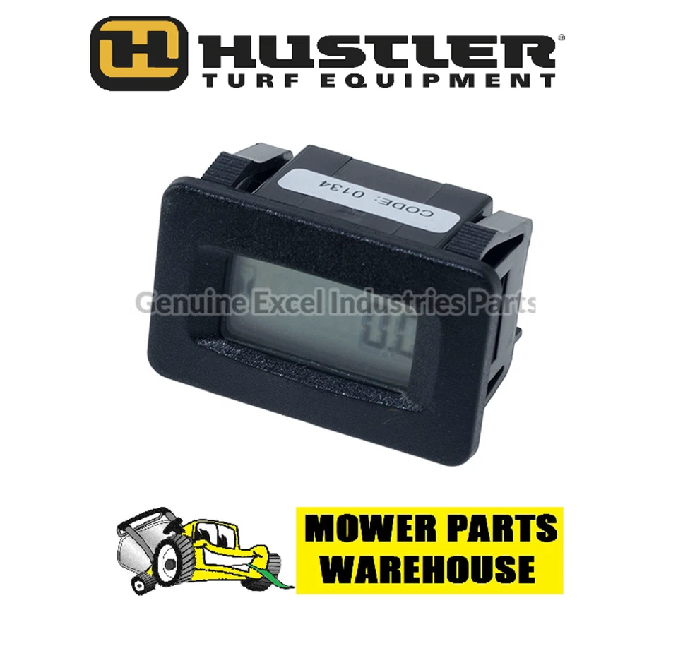 NEW GENUINE OEM HUSTLER 769166 HOUR METER FOR MOST ZERO TURN MOWERS - Image 1 of 1