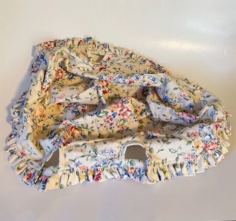 Longaberger Small Market Basket Liner Spring Floral Cover
