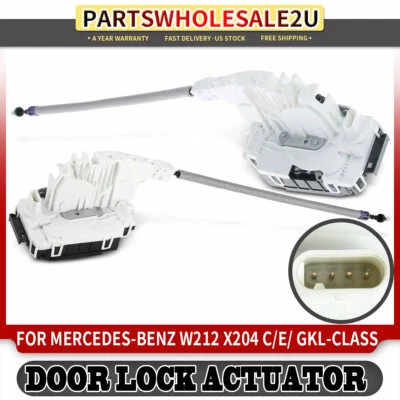 2x Actuadores de bloqueo de puerta laterales delanteros para Mercedes-Benz C300 C350 C63 AMG E350 E550 Foto 1 de 4