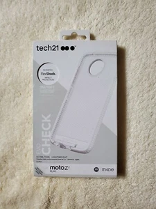 Tech21 Evo Check MotoZ2 Play Clear/White - NEW - Picture 1 of 2