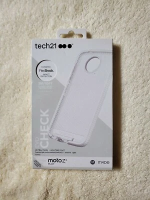 Tech21 Evo Check MotoZ2 Play Clear/White - NEW - Image 1 of 2