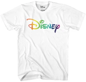 Camiseta blanca con logotipo de color clásico de Disney para hombre nueva - Imagen 1 de 1