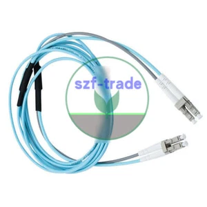 10G OM3 50M Armored Cable Fiber Patch Cord LC to LC 3.0mm MM 50/125 Duplex - Afbeelding 1 van 1