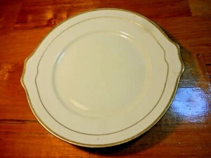 Kjøbenhavns Porcellains Maleri  KPM Gold Rim 1 serving Plate 26 cm 1924 Antique  - Picture 1 of 3