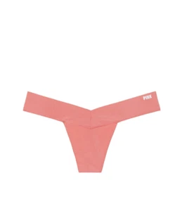 Victoria's Secret PINK Seamless Thong Panty Rust - Picture 1 of 1