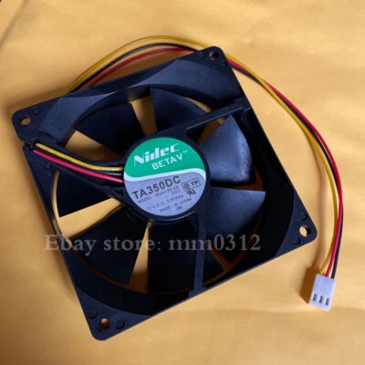 Nidec TA350DC M34138-58 DC12V 0.50A 90X90X25MM 90mm cooling fan 3pin - Image 1 of 2