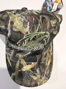Cappello Berretto Uomo Mimetico Fishouflage Regolabile Muschiato Q3 Nuovo - Foto 1 di 2