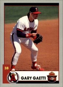 1991 Angels Smokey Baseball Card #8 Mark Langston