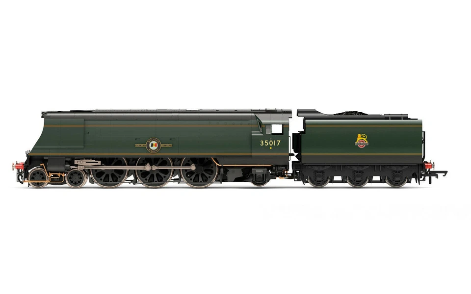 Hornby R3861 BR - Merchant Navy Class - 4-6-2 - 35017 Belgian Marine - Era 4 - Green/Black