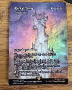 MTG Final Fantasy Through the Ages, Kefka's Tower (Bolas's) - Borderless Foil - Picture 1 of 1