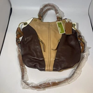 orYANY Victoria Large Coffee Brown Tan Convertible Hobo Shoulder Bag NWT - Picture 1 of 7