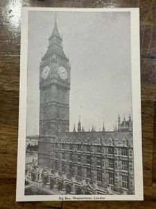 WW2 WWII Postcard Big Ben, Westminster, London Vintage Collectable 1940s - Picture 1 of 4