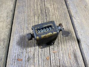 Vintage Mechanical Counter 5 Digits Working Condition