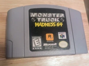 Monster Truck Madness 64 (Nintendo 64, N64) Cartridge Tested And Works Perfectly - Picture 1 of 2