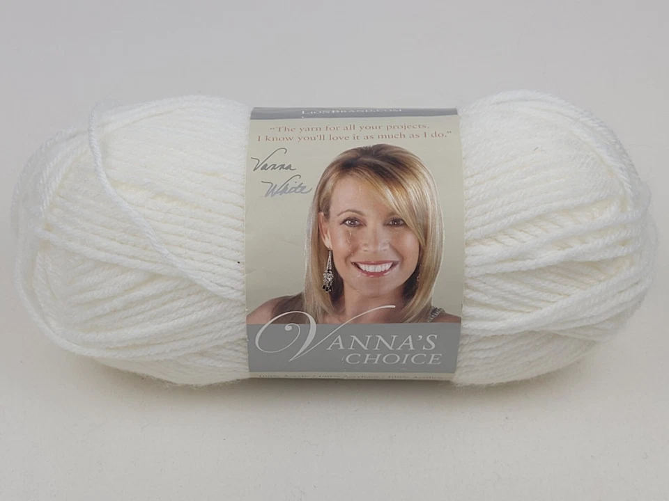 Vanna's Choice Lion BRAND 100 Acrylic Yarn Color White