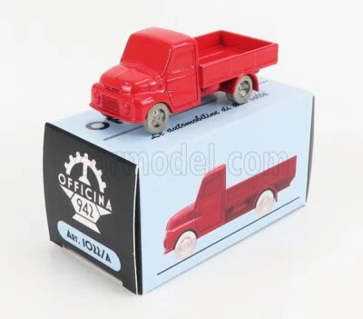 MODELLINO CAMION STATICO OFFICINA 942 FIAT 615 AUTOCARRO TRUCK 1952 ROSSO 1/76 - Immagine 1 di 4
