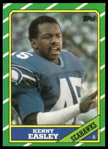 1986 Topps #211a Kenny Easley Seattle Seahawks - Bild 1 von 2