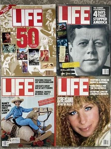 Lot Of 4 Vintage LIFE Magazines 1983 October November December 50 Years - Picture 1 of 6