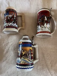 2000’s Budweiser Holiday Steins - Picture 1 of 1
