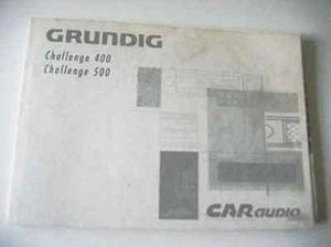 Manual de instrucciones GRUNDIG Challenge 400 radio de coche - Imagen 1 de 1