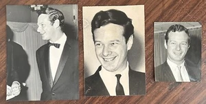THREE ORIGINAL 1960'S BRIAN EPSTEIN PRESS PHOTOS THE BEATLES MANAGER - Picture 1 of 2