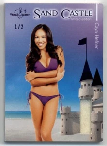 2025 Bench Warmer Girls of Summer - Sand Castle Card - Caya Hefner 1/2 - Picture 1 of 1