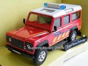 LAND ROVER DEFENDER FIRE DE PANNE 1/43 MODEL MINT CAR LWB RED EXAMPLE T3412Z -+- - Picture 1 of 5