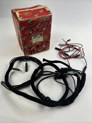 Original Lucas 865258 Cloth Braided Wiring Harness BSA B44 B25 Made in UK in Box - Image 1 of 4
