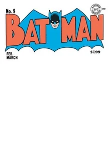 BATMAN #9 EDICIÓN FACSÍMIL CVR C VARIANTE DE CARTULINA EN BLANCO CASI NUEVO - Imagen 1 de 1