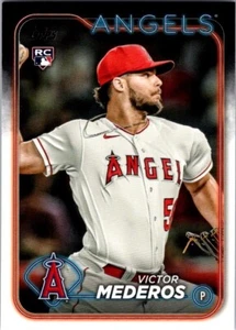 Victor Mederos 2024 Topps Series 1 RC #270 Los Angeles Angels - Picture 1 of 2