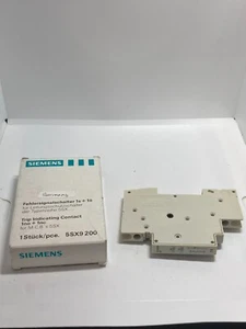SIEMENS 5SX9200 TRIP INDICATING CONTACT 1NO+1NC NIB - Picture 1 of 6